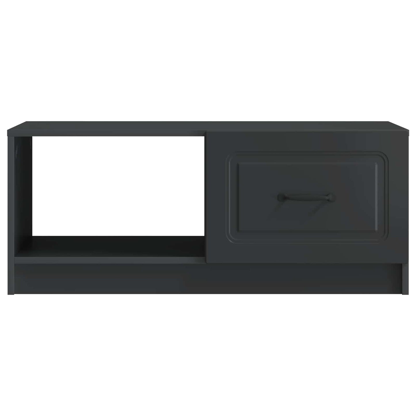 Salontafel Zwart 90 x 50 x 37 cm Bewerkt hout