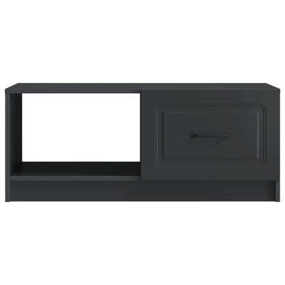 Salontafel Zwart 90 x 50 x 37 cm Bewerkt hout