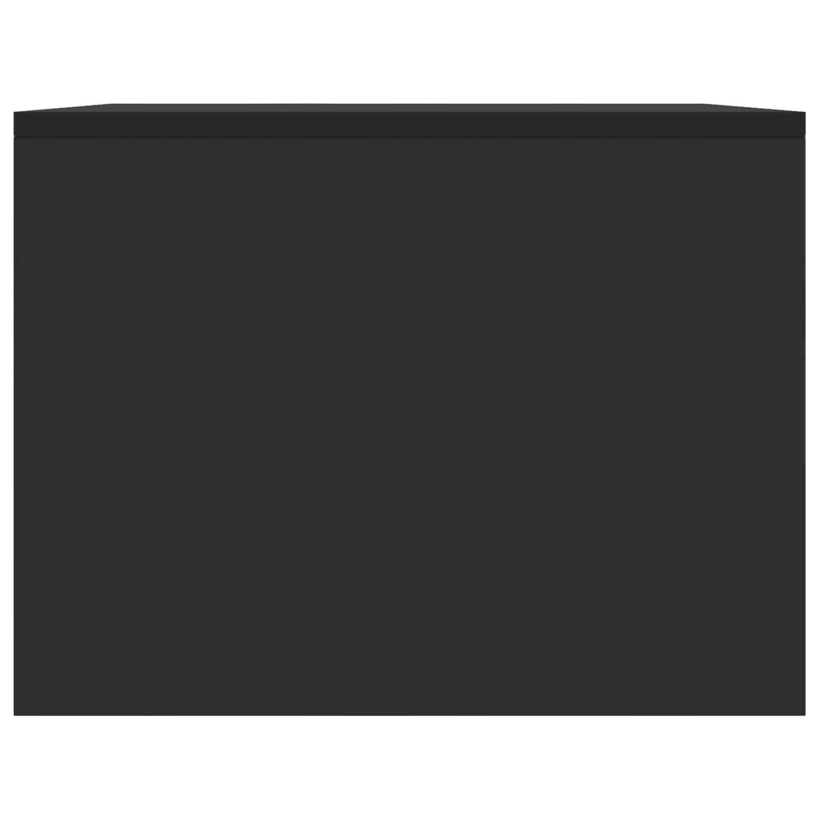Salontafel Zwart 90 x 50 x 37 cm Bewerkt hout