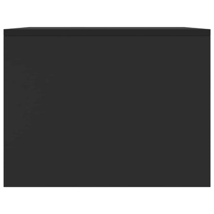 Salontafel Zwart 90 x 50 x 37 cm Bewerkt hout