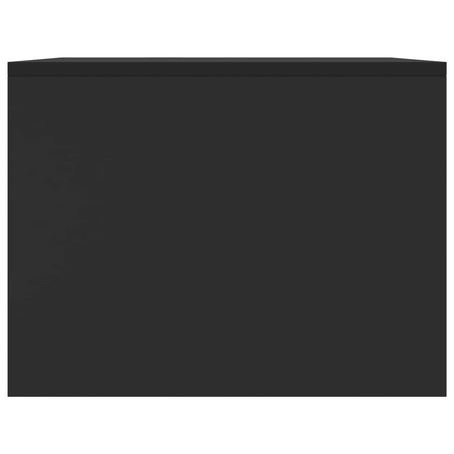 Salontafel Zwart 90 x 50 x 37 cm Bewerkt hout