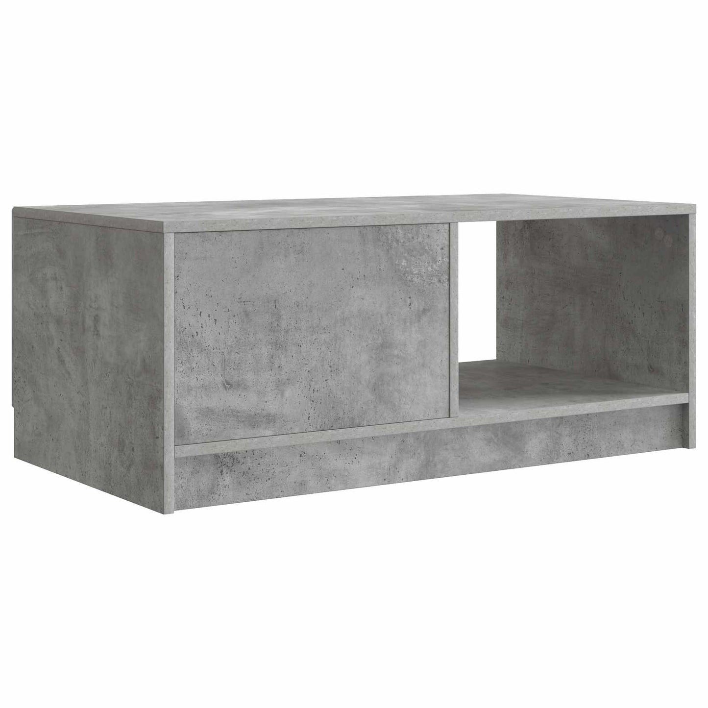 Salontafel Betongrijs 90 x 50 x 37 cm Bewerkt hout