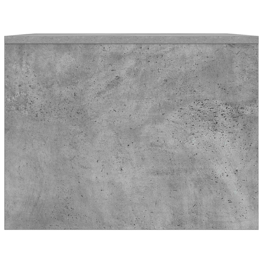 Salontafel Betongrijs 90 x 50 x 37 cm Bewerkt hout