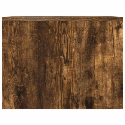 Salontafel Gerookt eiken 90 x 50 x 37 cm Bewerkt hout