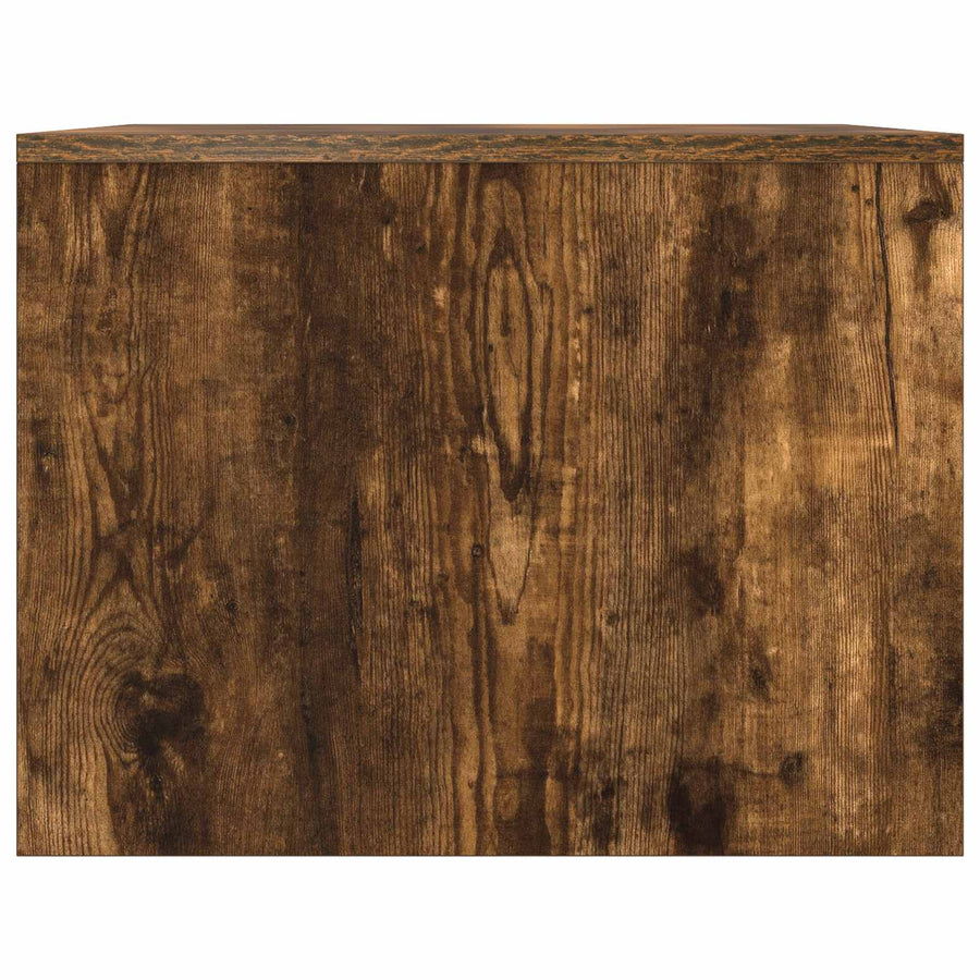 Salontafel Gerookt eiken 90 x 50 x 37 cm Bewerkt hout