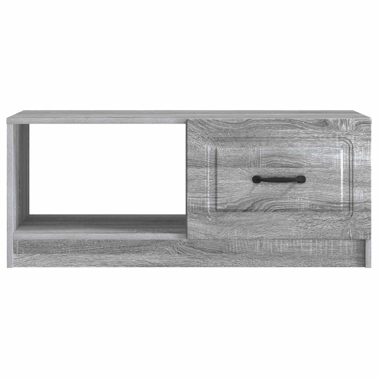 Salontafel Grijs sonoma 90 x 50 x 37 cm Bewerkt hout