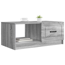 Salontafel Grijs sonoma 90 x 50 x 37 cm Bewerkt hout