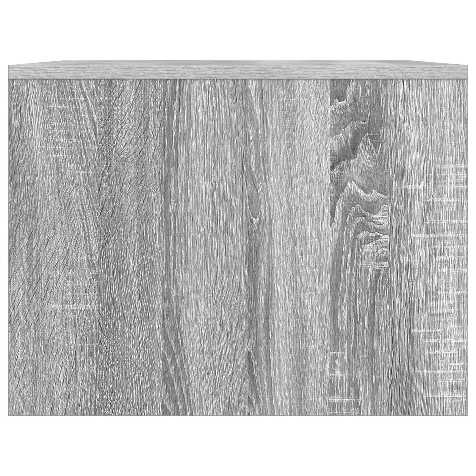 Salontafel Grijs sonoma 90 x 50 x 37 cm Bewerkt hout