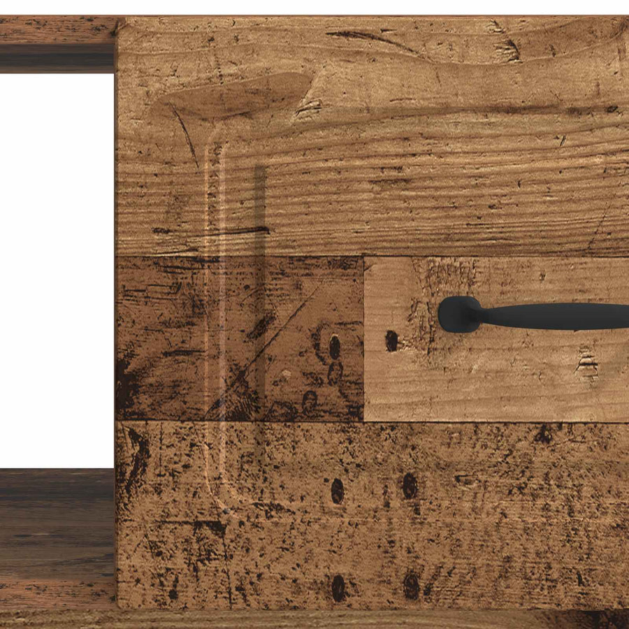 Salontafel Oud hout 90 x 50 x 37 cm Bewerkt hout