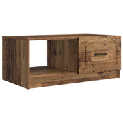 Salontafel 90x50x37 cm bewerkt hout