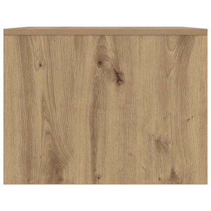 Salontafel Artisanaal eiken 90 x 50 x 37 cm Bewerkt hout
