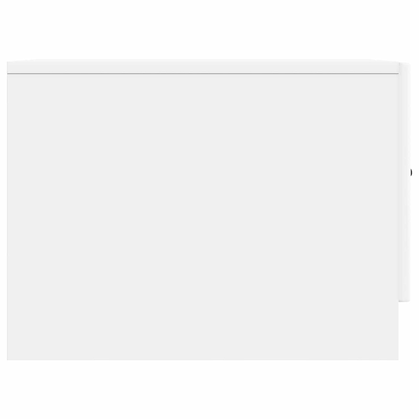 Salontafel met lade Wit 49 x 50 x 37 cm Bewerkt hout