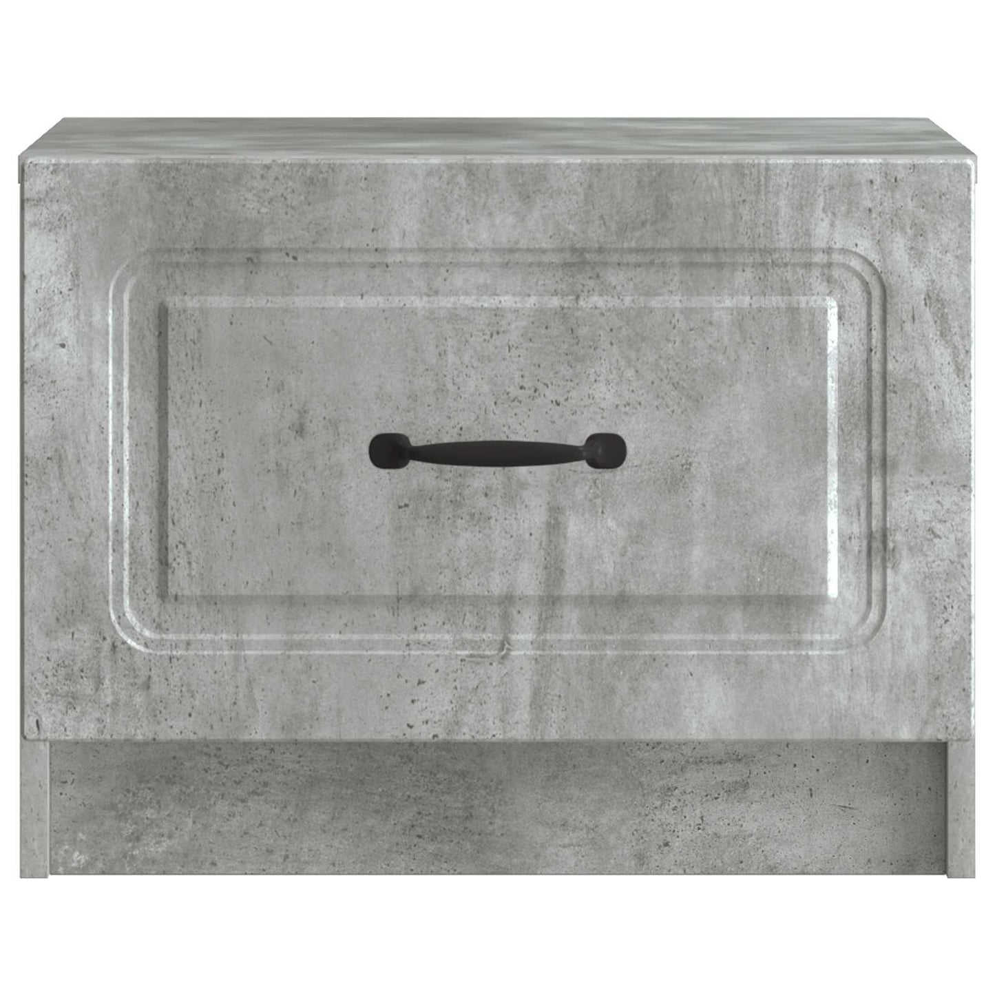 Salontafel met lade Betongrijs 49 x 50 x 37 cm Bewerkt hout