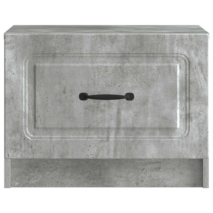 Salontafel met lade Betongrijs 49 x 50 x 37 cm Bewerkt hout