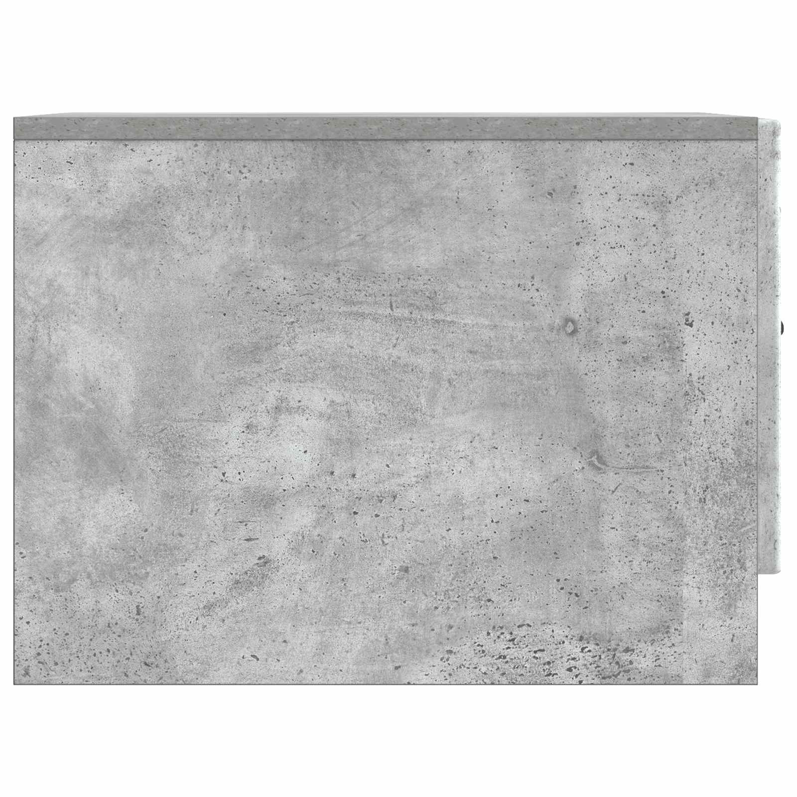Salontafel met lade Betongrijs 49 x 50 x 37 cm Bewerkt hout