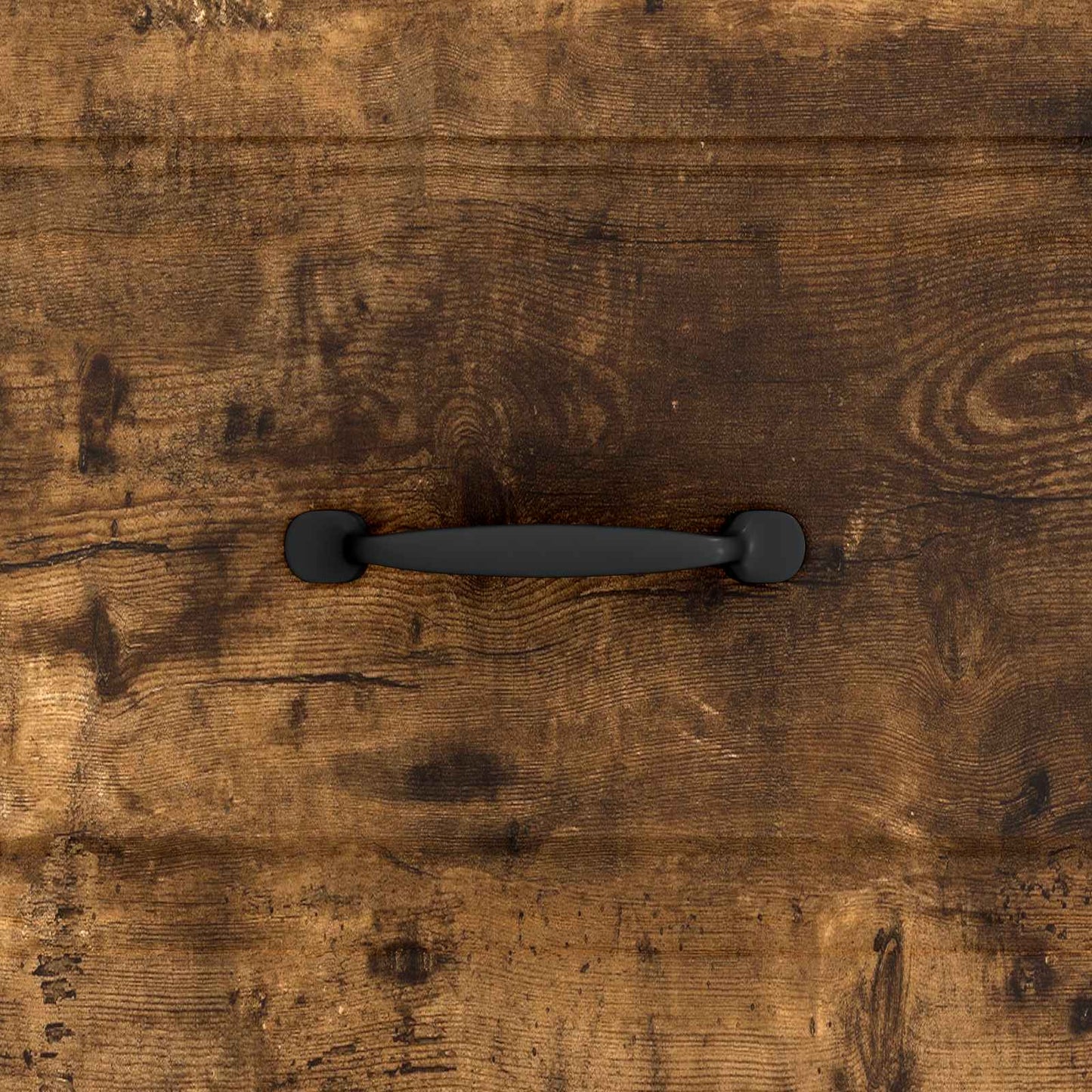 Salontafel met lade Gerookt eiken 49 x 50 x 37 cm Bewerkt hout