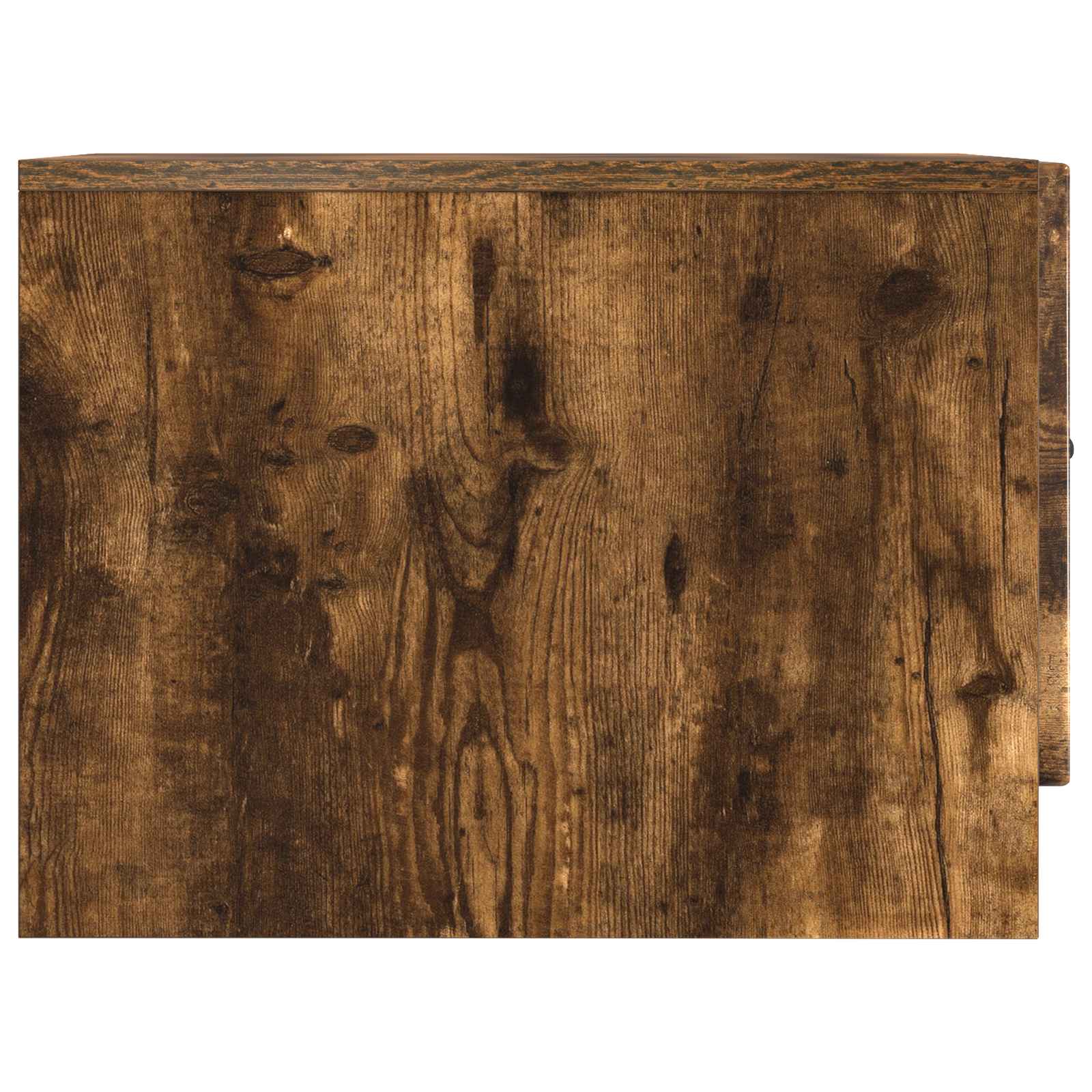 Salontafel met lade Gerookt eiken 49 x 50 x 37 cm Bewerkt hout