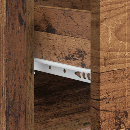 Salontafel met lade Oud hout 49 x 50 x 37 cm Bewerkt hout