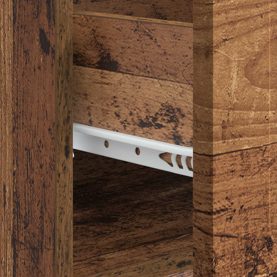 Salontafel met lade Oud hout 49 x 50 x 37 cm Bewerkt hout