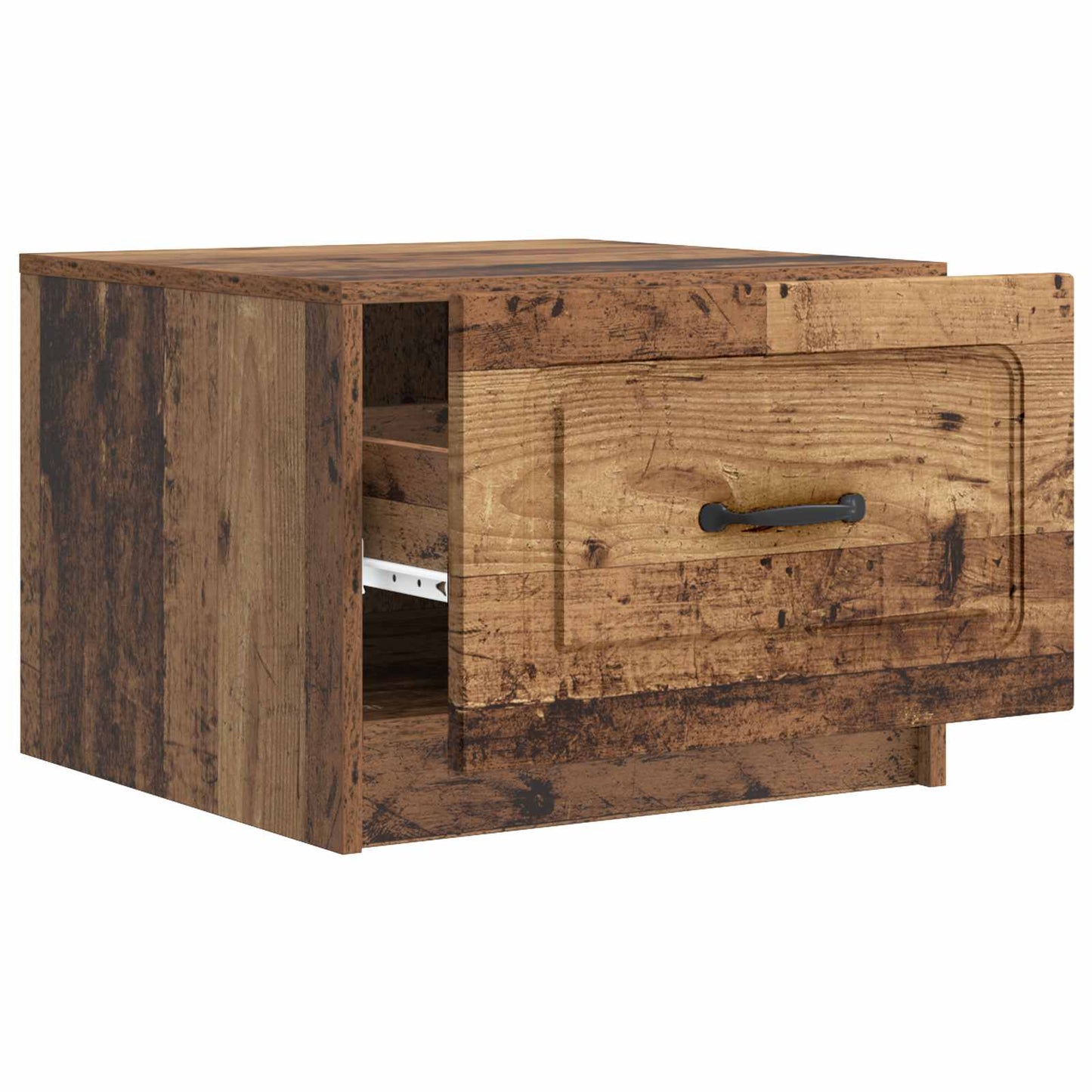 Salontafel met lade Oud hout 49 x 50 x 37 cm Bewerkt hout