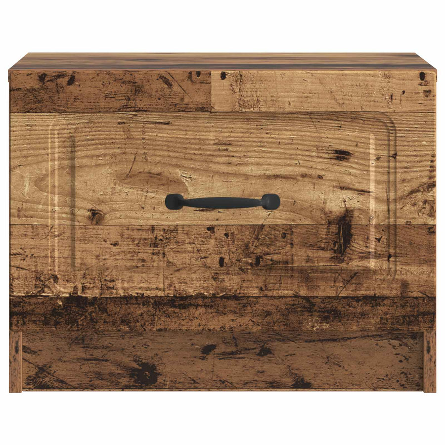 Salontafel met lade Oud hout 49 x 50 x 37 cm Bewerkt hout