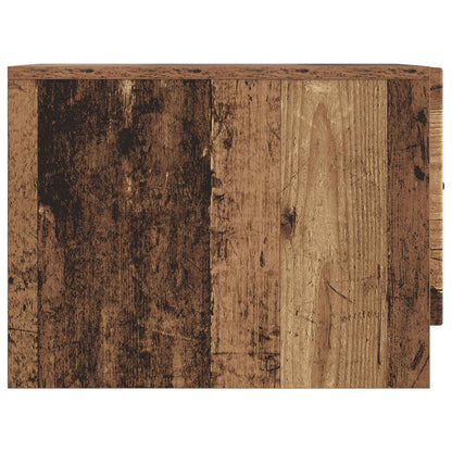 Salontafel met lade Oud hout 49 x 50 x 37 cm Bewerkt hout