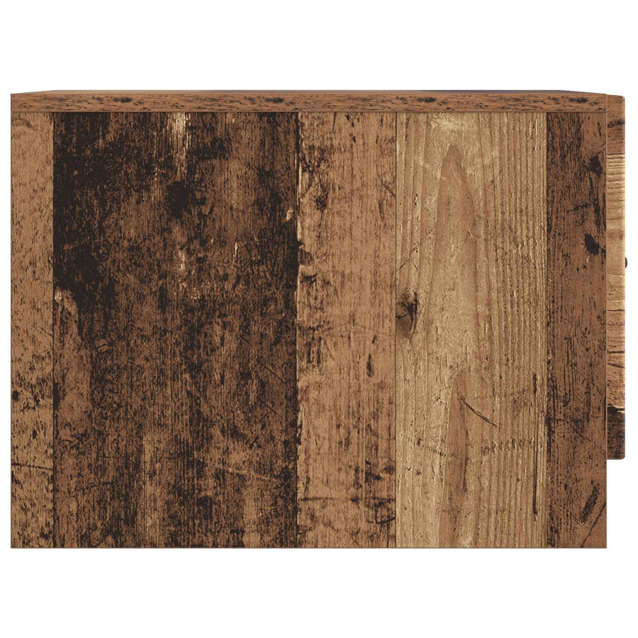 Salontafel met lade Oud hout 49 x 50 x 37 cm Bewerkt hout