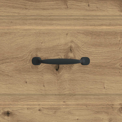 Salontafel Artisanaal eiken 49 x 50 x 37 cm Bewerkt hout