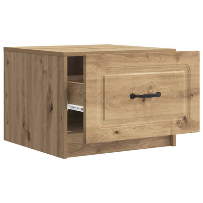 Salontafel Artisanaal eiken 49 x 50 x 37 cm Bewerkt hout