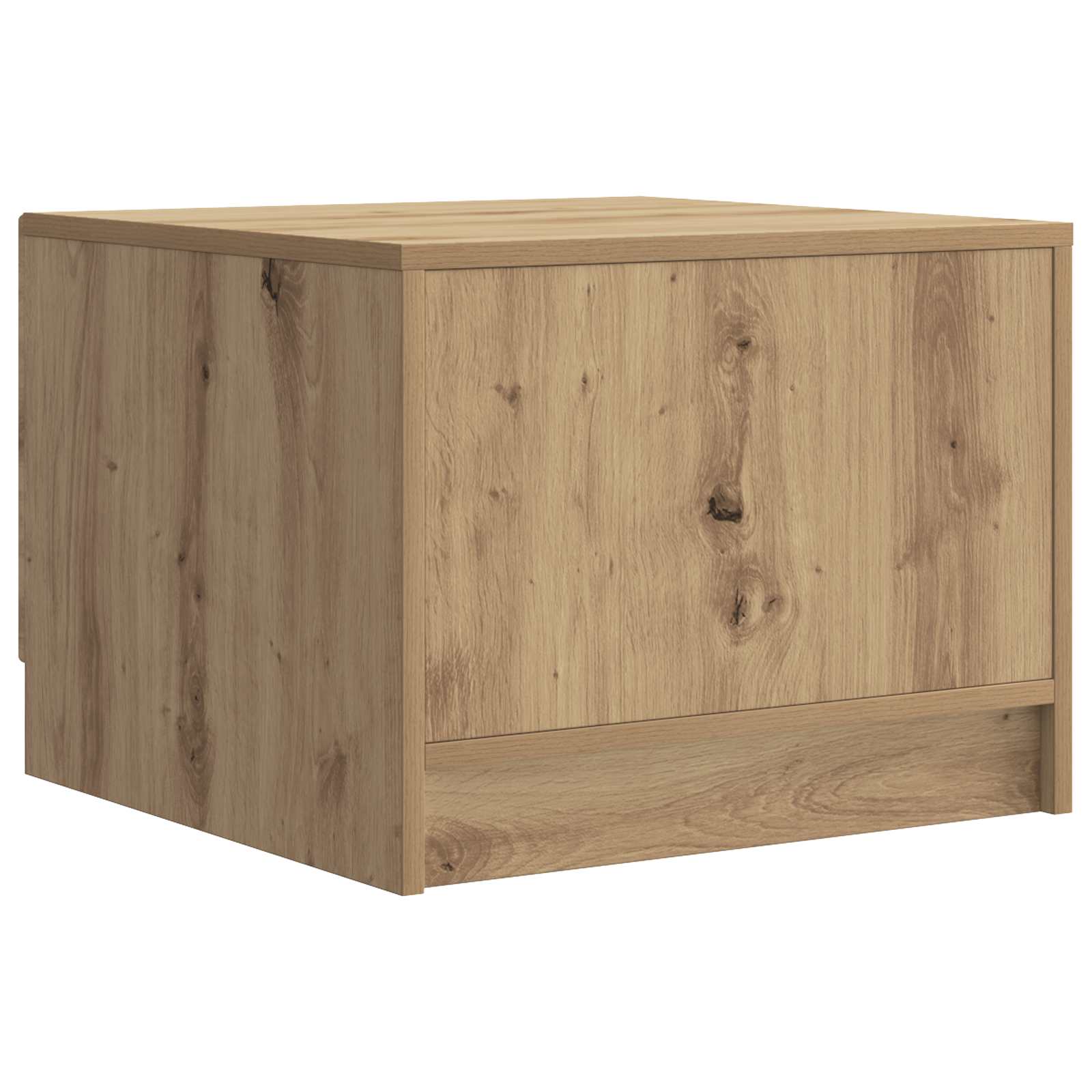 Salontafel Artisanaal eiken 49 x 50 x 37 cm Bewerkt hout
