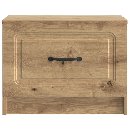 Salontafel Artisanaal eiken 49 x 50 x 37 cm Bewerkt hout