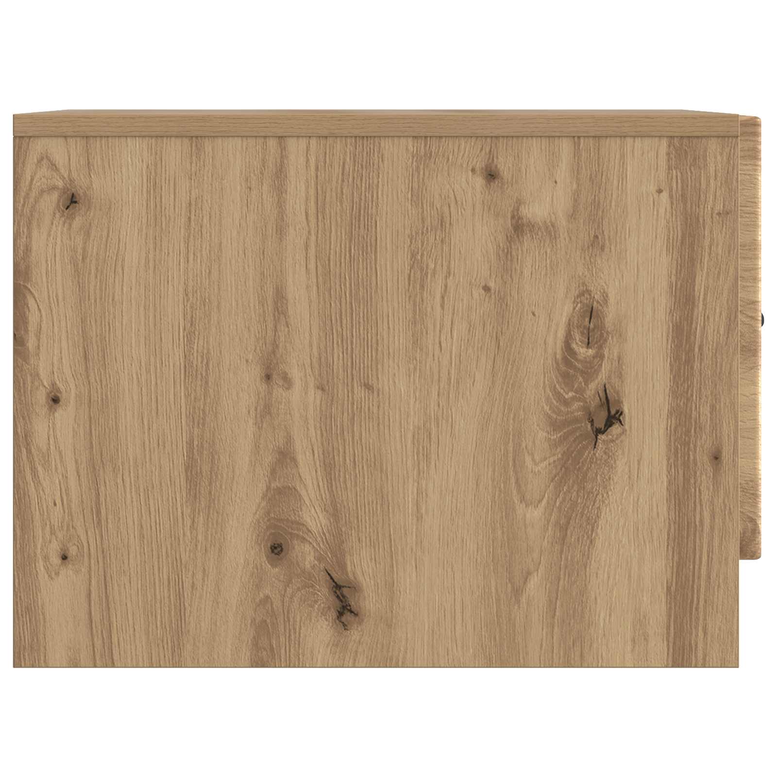 Salontafel Artisanaal eiken 49 x 50 x 37 cm Bewerkt hout