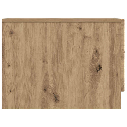 Salontafel Artisanaal eiken 49 x 50 x 37 cm Bewerkt hout