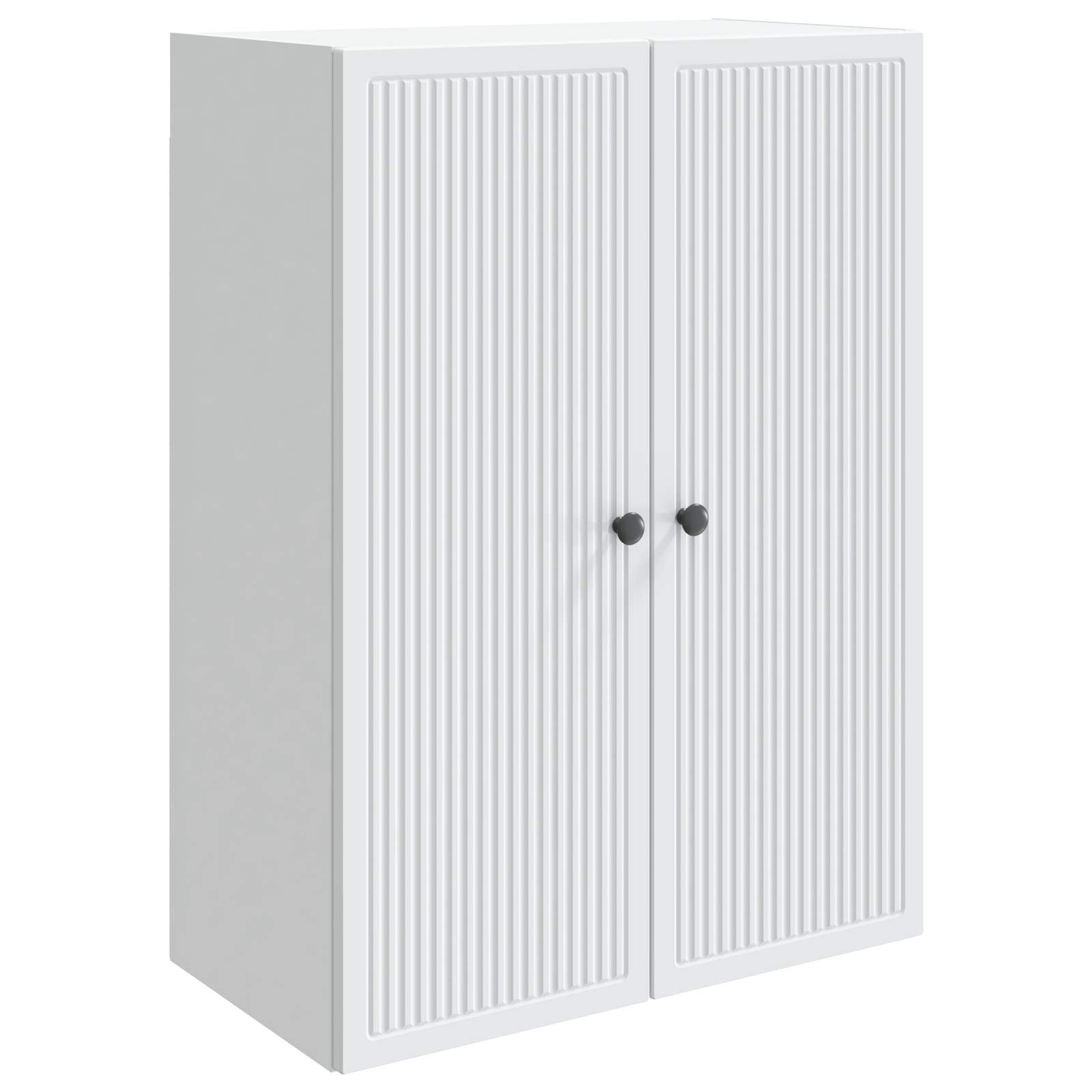 Wandkast Wit 66 x 34,5 x 90 cm Bewerkt hout