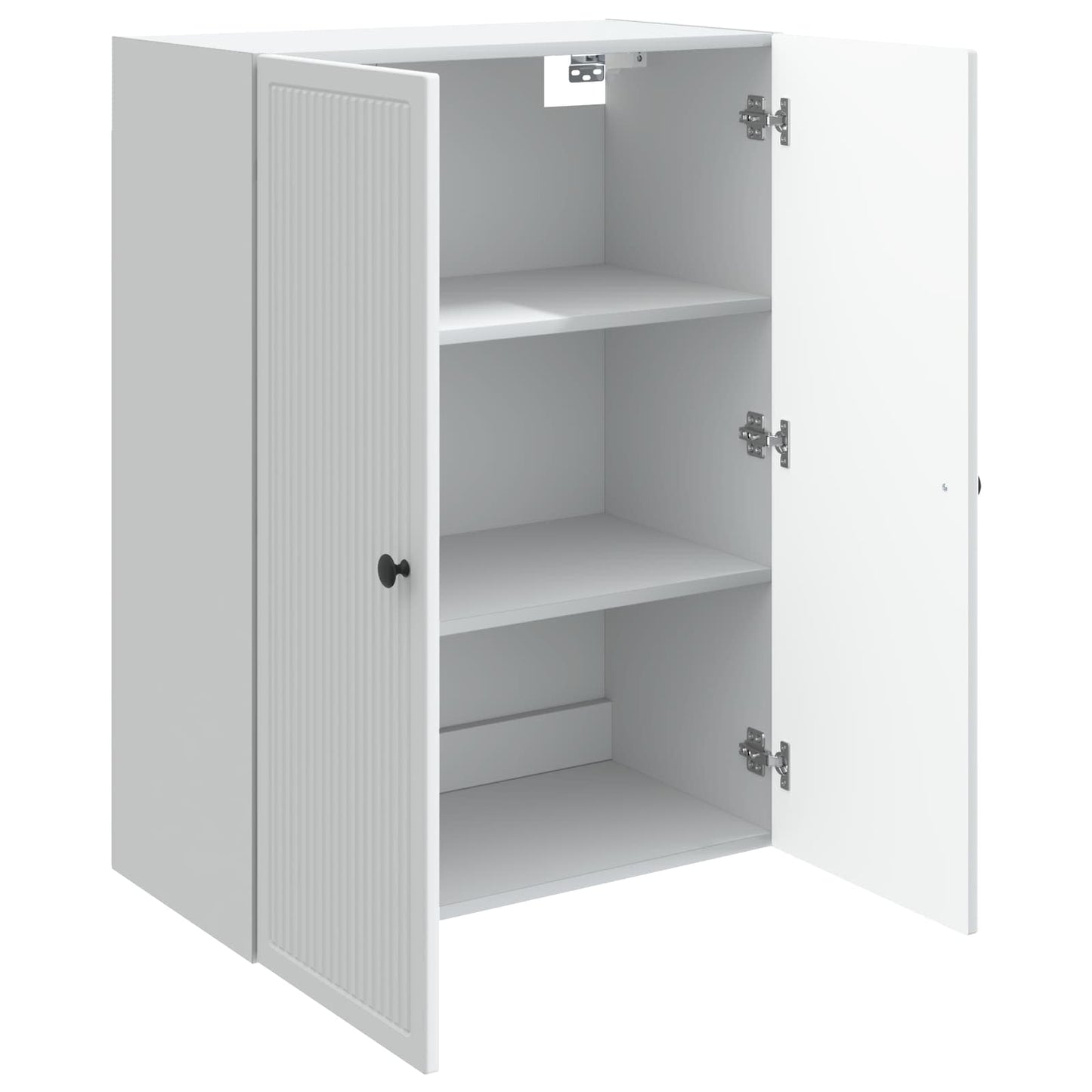 Wandkast Wit 66 x 34,5 x 90 cm Bewerkt hout