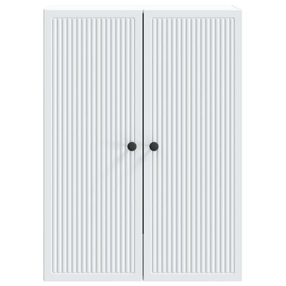 Wandkast Wit 66 x 34,5 x 90 cm Bewerkt hout