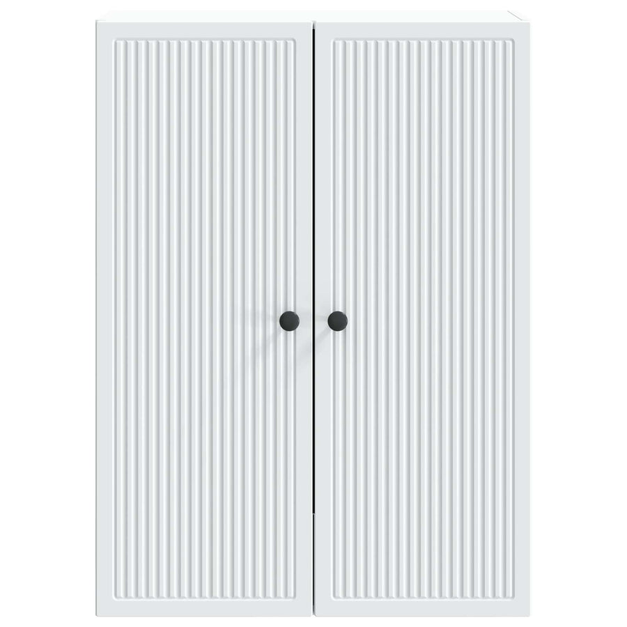 Wandkast Wit 66 x 34,5 x 90 cm Bewerkt hout