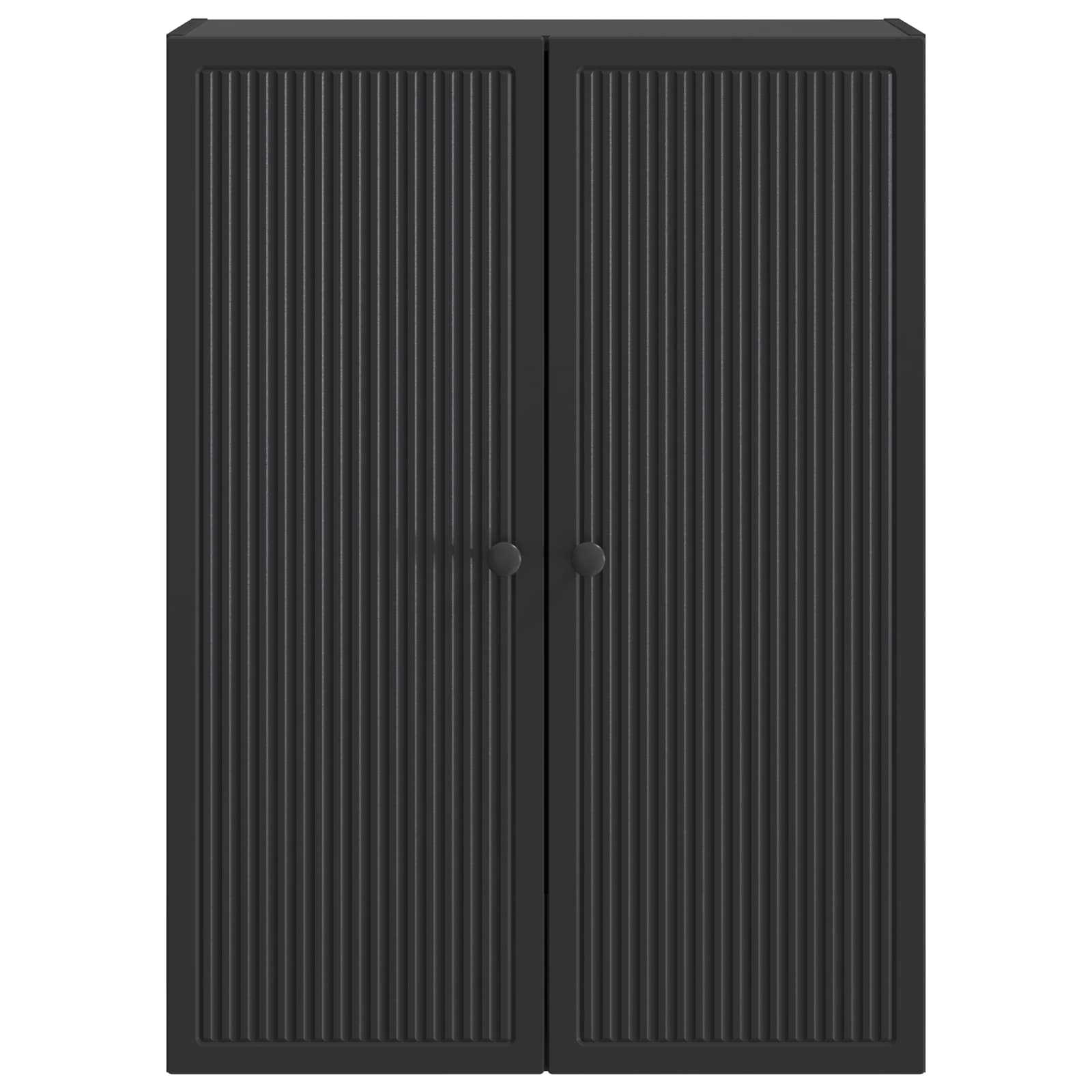 Wandkast Zwart 66 x 34,5 x 90 cm Bewerkt hout