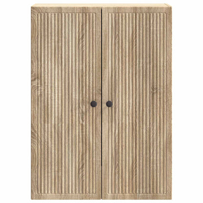 Wandkast Sonoma Eiken 66 x 34,5 x 90 cm Bewerkt hout