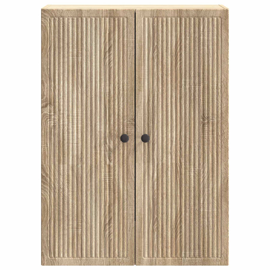 Wandkast Sonoma Eiken 66 x 34,5 x 90 cm Bewerkt hout