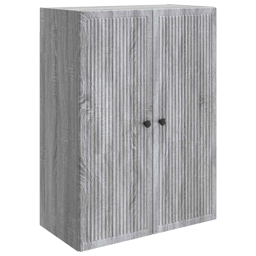 Wandkast Grijs Sonoma 66 x 34,5 x 90 cm Bewerkt hout