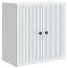 Wandkast 59x31x60 cm bewerkt hout wit