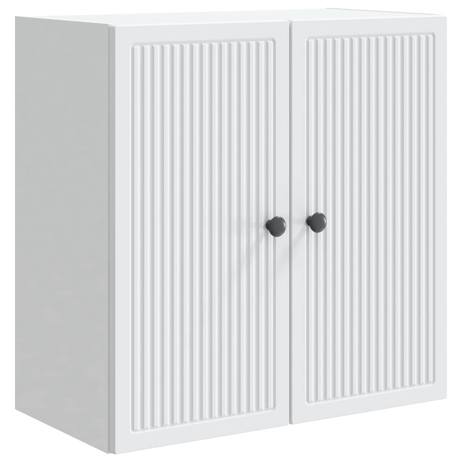Wandkast Wit 59 x 31 x 60 cm Bewerkt hout