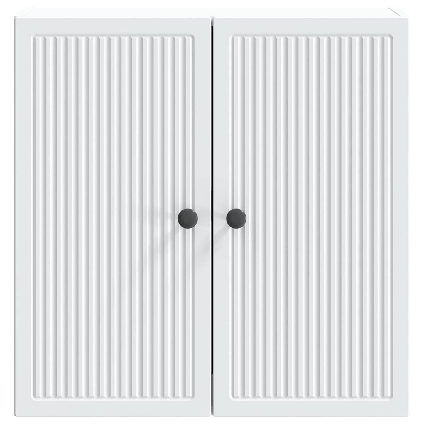 Wandkast Wit 59 x 31 x 60 cm Bewerkt hout