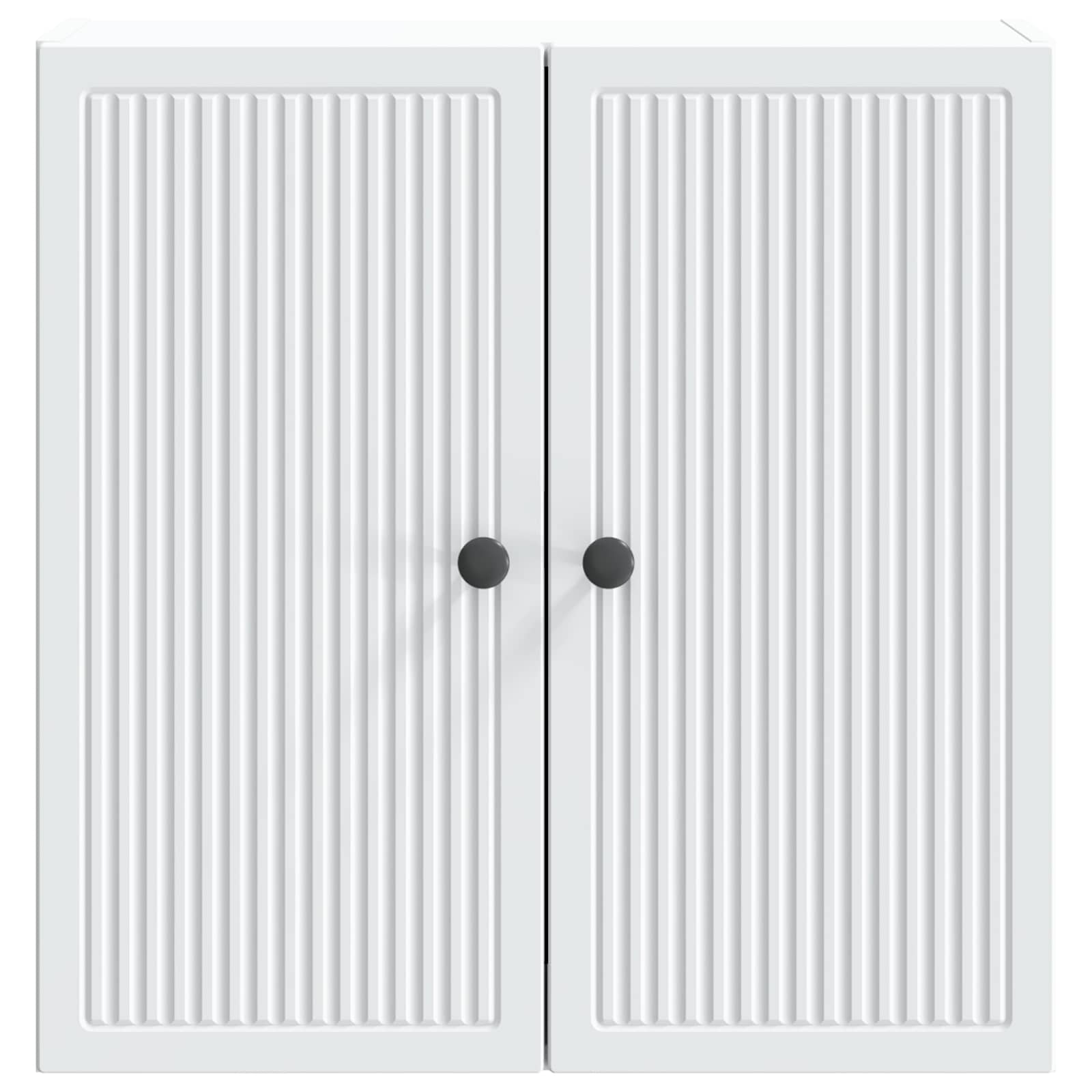 Wandkast Wit 59 x 31 x 60 cm Bewerkt hout