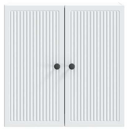 Wandkast Wit 59 x 31 x 60 cm Bewerkt hout