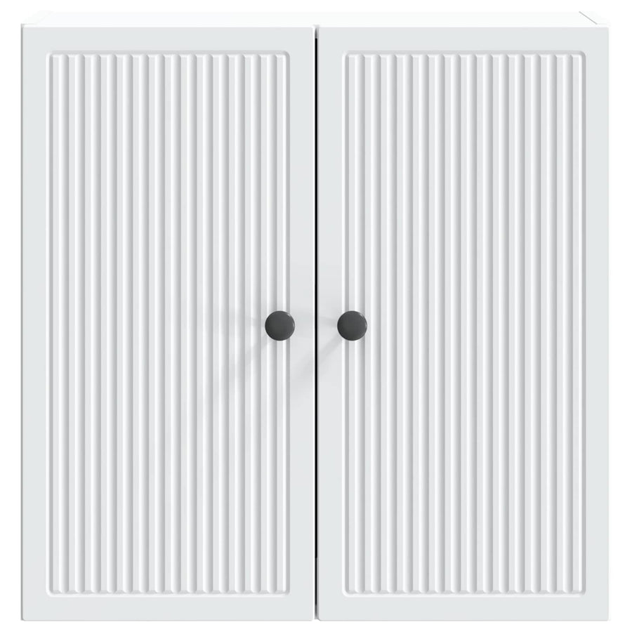 Wandkast Wit 59 x 31 x 60 cm Bewerkt hout