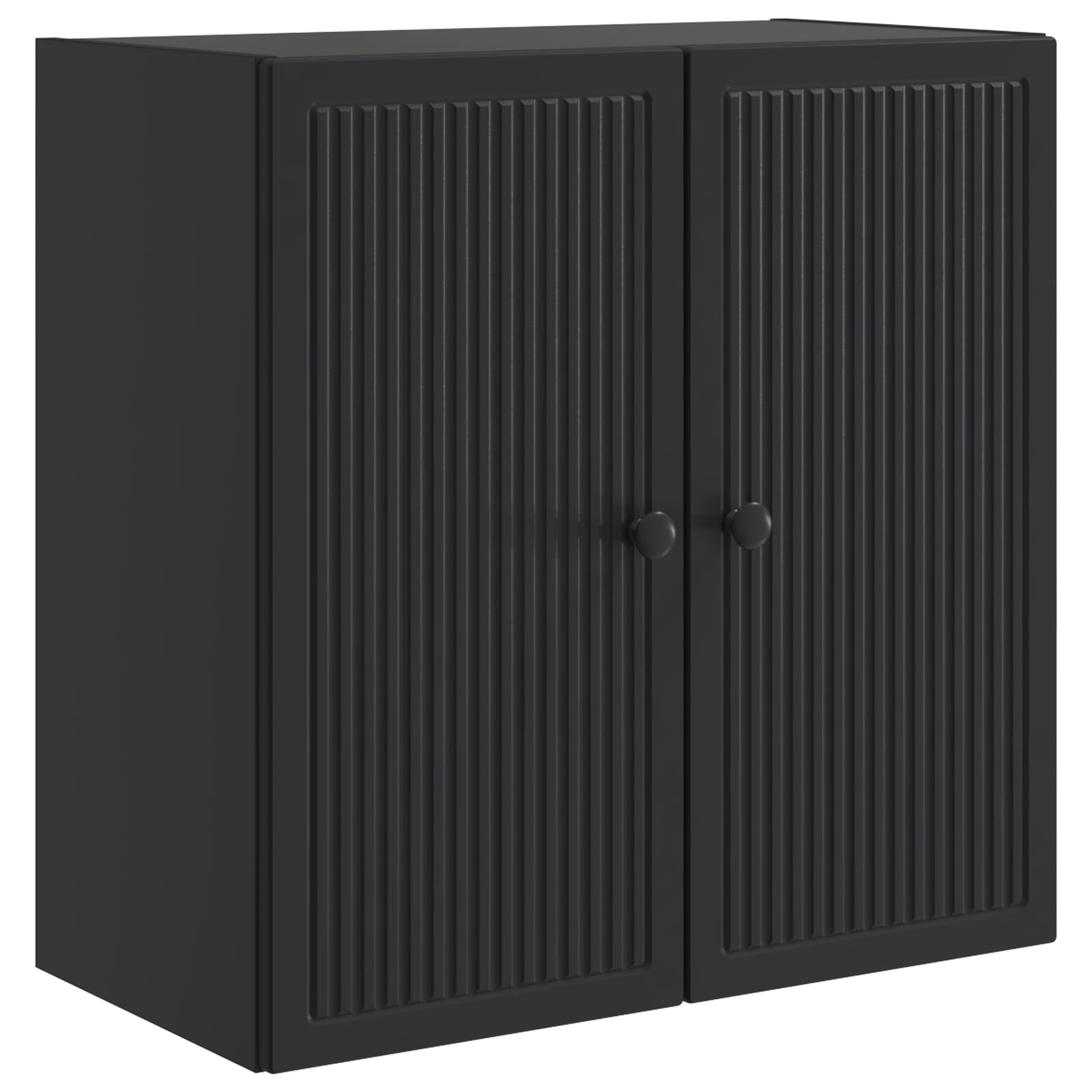 Wandkast Zwart 59 x 31 x 60 cm Bewerkt hout