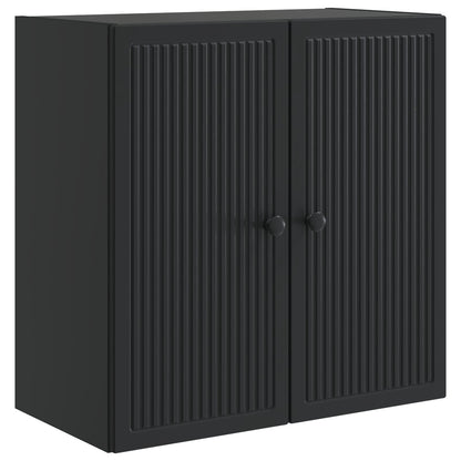 Wandkast Zwart 59 x 31 x 60 cm Bewerkt hout