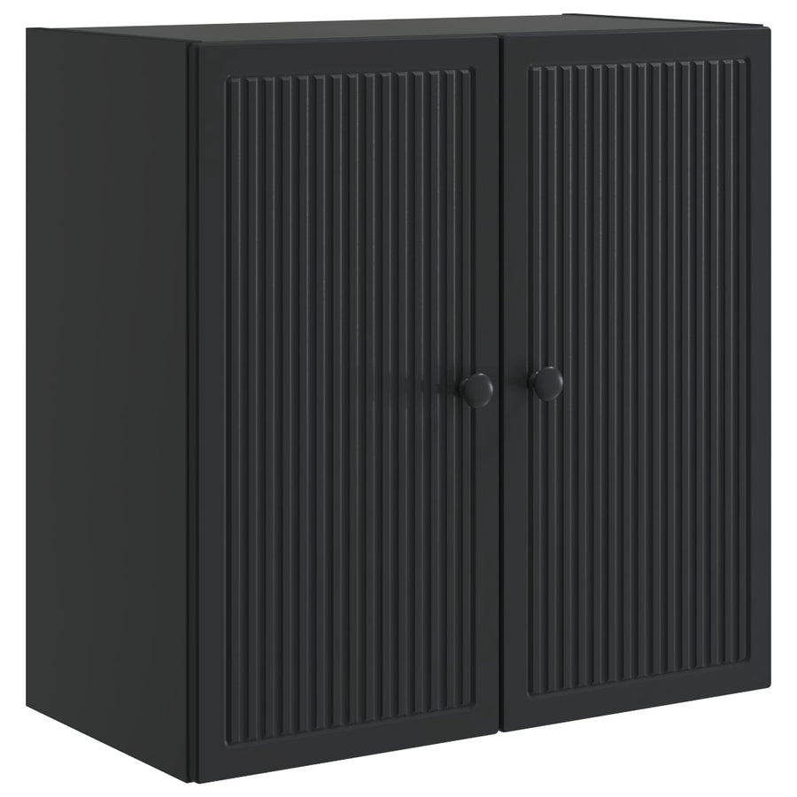 Wandkast Zwart 59 x 31 x 60 cm Bewerkt hout